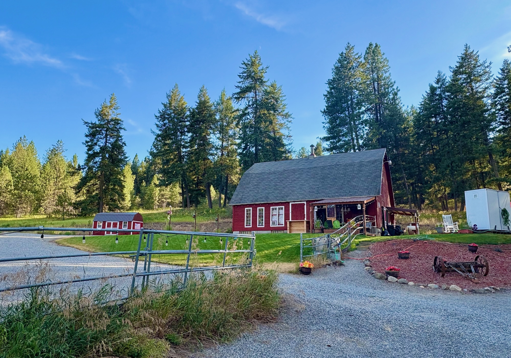 Barn and Field